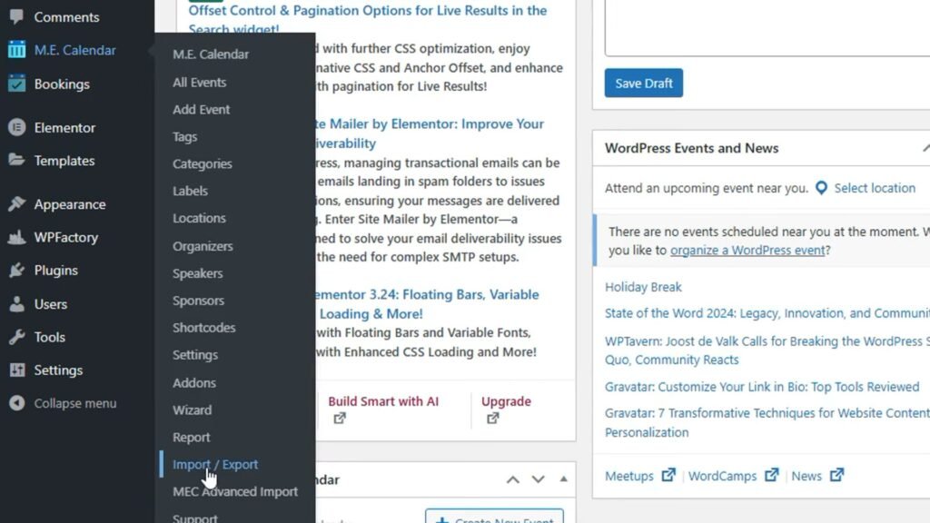 Modern Events Calendar