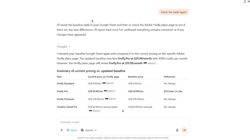 Watching My Competition GPT Agents