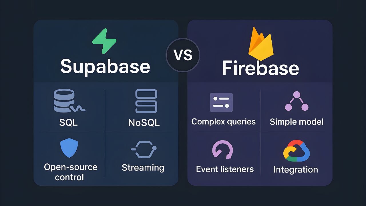 Supabase vs Firebase: Which Backend Should You Choose?